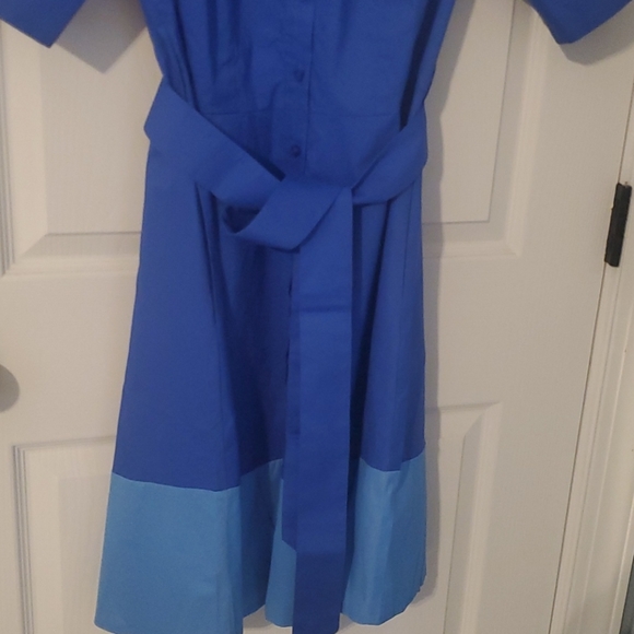 Isaac Mizrahi Live Poplin Dress - Picture 6 of 6